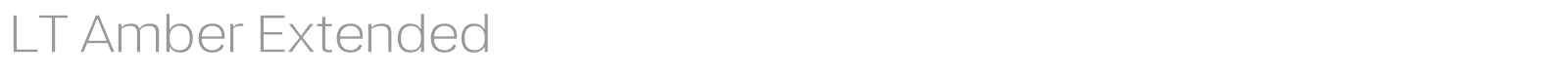 LT Amber font preview